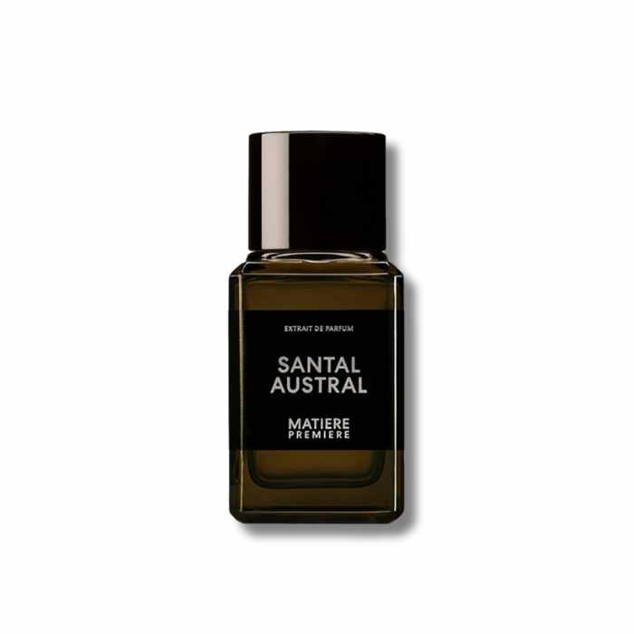 Un flacon de parfum Santal Austral, de la marque Matière Première, vendu sur scentissime.com