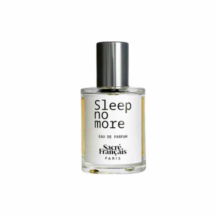 Un flacon de parfum Sleep No More, de la marque Sacré Français