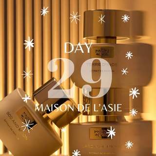 🇪🇺 SCENTISSIME Advent Calendar - DAY 29. We are honored to see that brands that are extremely meticulous about their image and distribution are trusting SCENTISSIME. MAISON DE L'ASIE is one of them. Our founder met them in Milan at Esxence, and was immediately smitten by the extreme refinement of the fragrances inspired by Elizabeth Liau. These extracts, with their noble, powerful sillage, have French-style structures to which are added typically Asian ingredients, creating dreamlike atmospheres and stories. Fragrances that will linger in your memory.

🇫🇷 Calendrier de l'Avent SCENTISSIME - JOUR 29 : Nous sommes honorés de voir que des marques très exigeantes concernant leur image et leur distribution font confiance à SCENTISSIME. MAISON DE L'ASIE fait partie de celles-ci. Notre fondateur les a rencontrés à Milan lors d'Esxence et a tout de suite été séduit par l'extrême raffinement des parfums inspirés par Elizabeth Liau. Ces extraits au sillage noble et puissant ont des structures de style français auxquelles s'ajoutent des ingrédients typiquement asiatiques, créant des ambiances et des histoires puissamment oniriques. Des fragrances qui resteront dans votre mémoire.